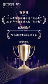勇?lián)姑?穩(wěn)健前行 奮力譜寫 五篇大文章 理財(cái)新篇 信銀理財(cái)斬獲三項(xiàng)大獎(jiǎng)