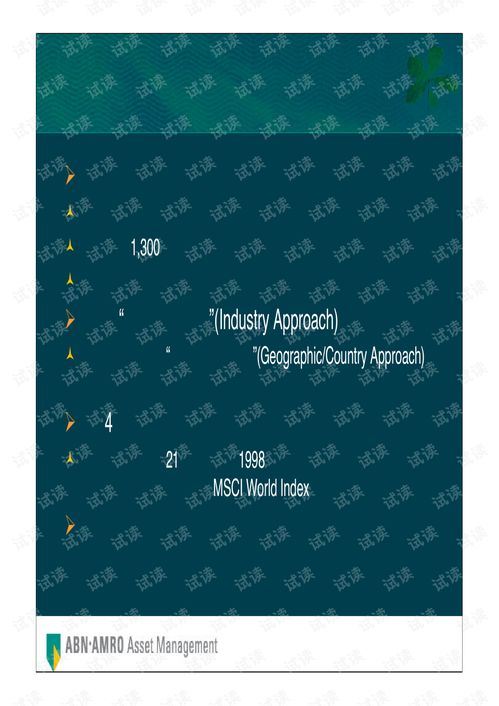 荷銀投資管理公司全球首選投資策略商業計劃書精品模板.pdf